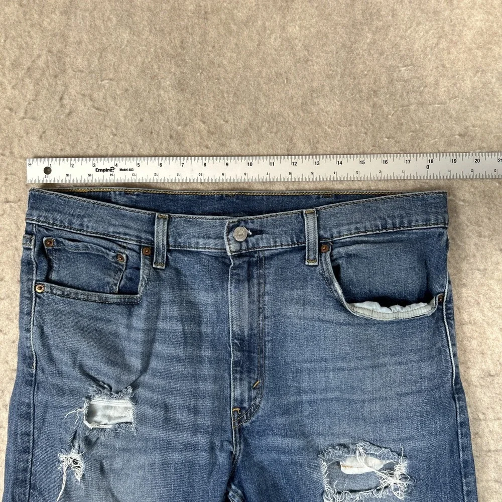 Levis 412 Slim Shorts Men's‎ 38 Blue 9